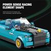 Non-Toxic 417Pcs Retro Luxury Cars Model Building Blocks 1:24 Scale City Convertible Vehicle Car Model Bricks Kids Diy Toys Idea Gifts