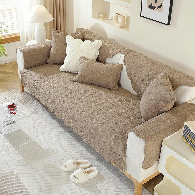 1PC Chenille Sofa Cover Sofa Towel Soft Non Slip Sofa Slipcover Furniture Protector For Bedroom Office Living Room Home Decor
