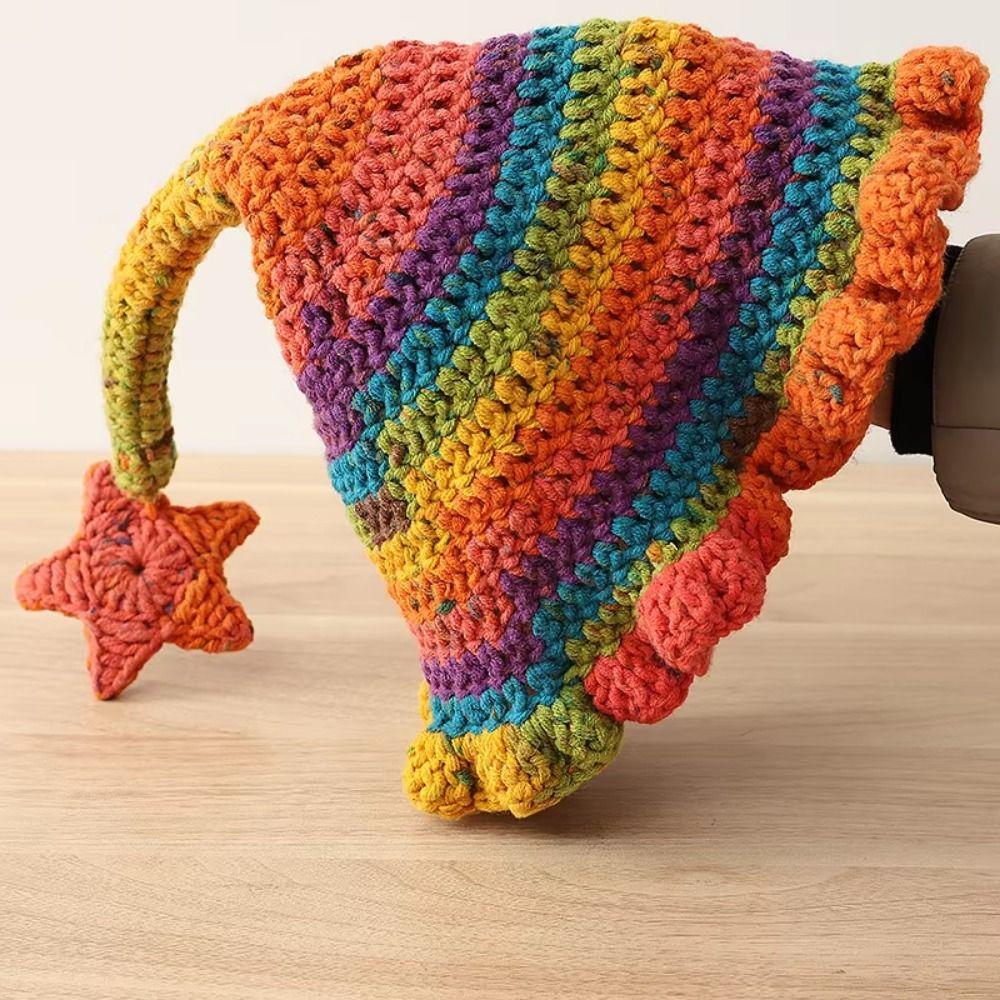 Multi-Color Hand-Dyed Yarn 8 Strands 8-Ply Crochet Yarn Hand Knitting Yarn Sweater Making