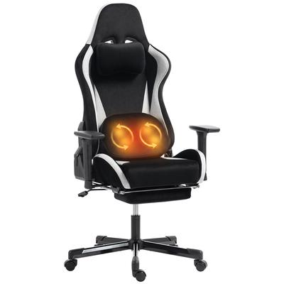 Gaming Chair Ergonomic Gaming Chair with Kneading Massage and Heat