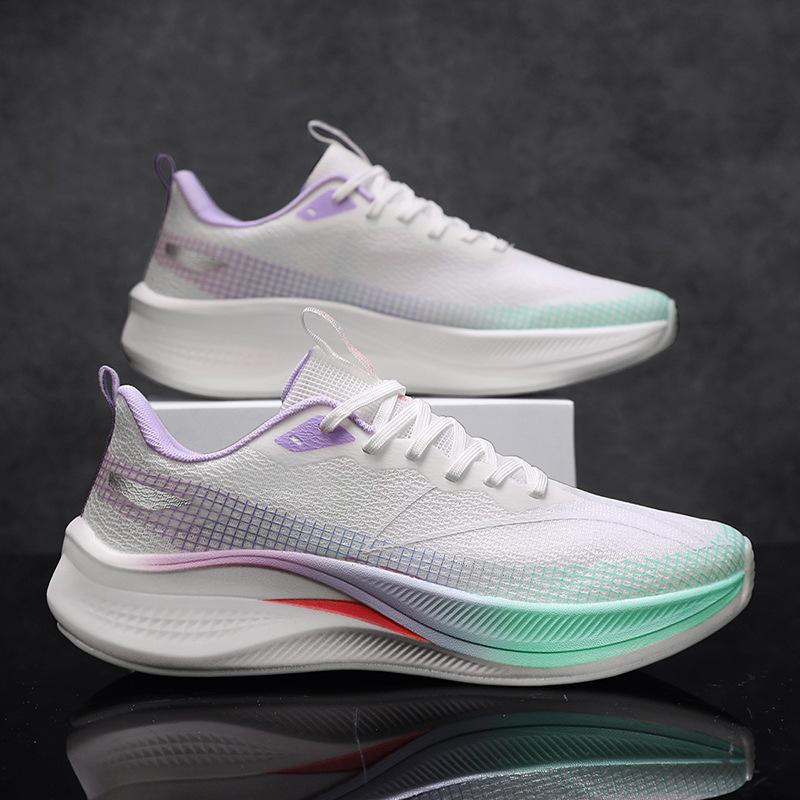 7Pro Running Shoes Men's Carbon Board Professional Racing Sports Training Sports Running Shoes Shock Absorption 34-44 Size 8