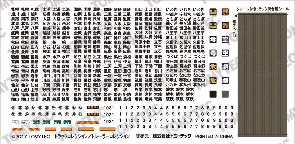 TOMYTEC Geocolle Kolekce nákladních vozidel Tracolle Stavební dráha Sada dioráma Dodávky First Order Limited (Výroba výrobce)