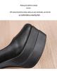 2026 Spring European & American High Chunky Heel Women's Platform Shoes - Waterproof Fashion Show & Banquet Style