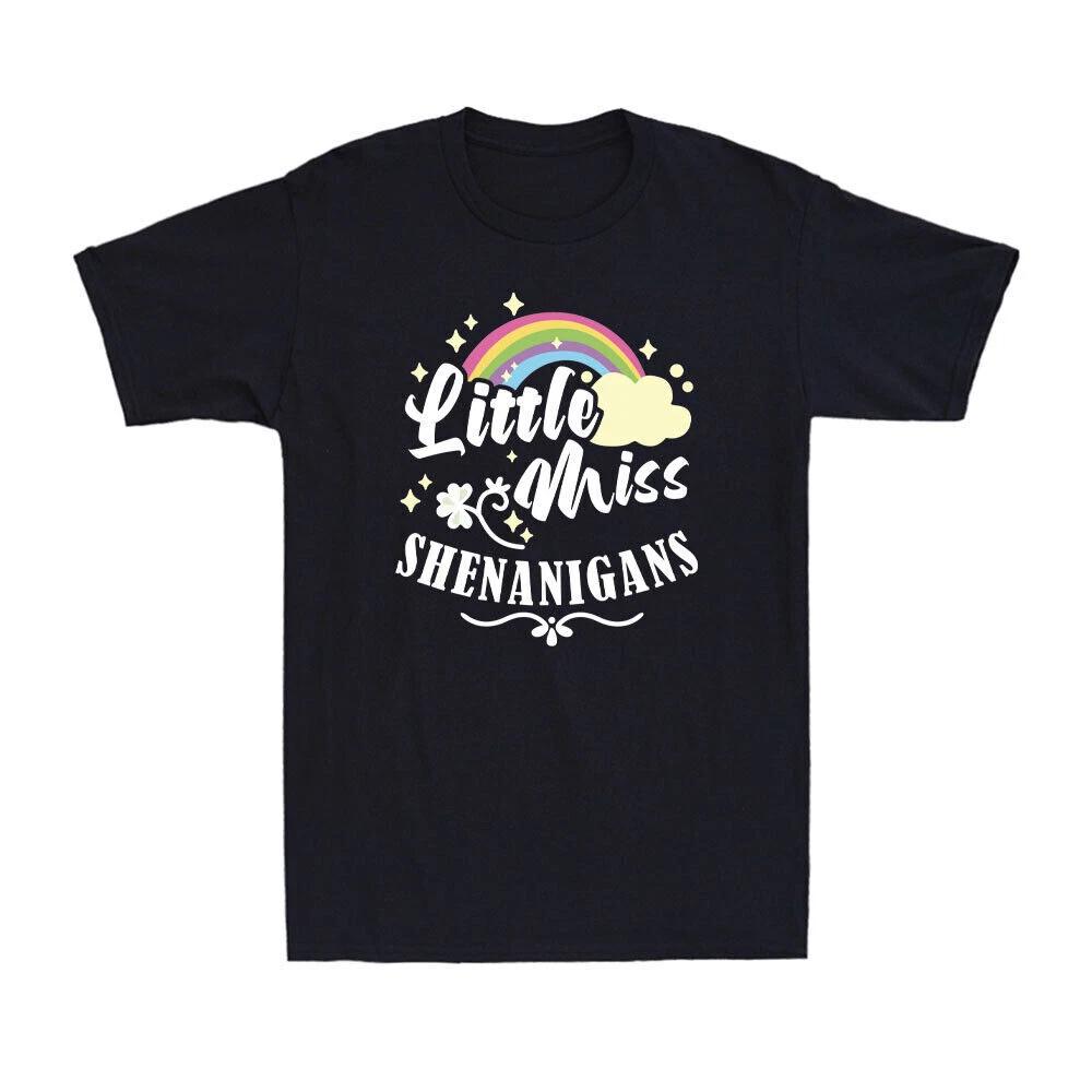 Little Miss Shenanigans Funny St Patrick s Day Gift Novelty Men s T-Shirt XXXXL