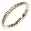 TIFFANY&Co. forever classic band Ring K18 Pink Gold/diamond #4.9(US Size) 2.5g Women Used