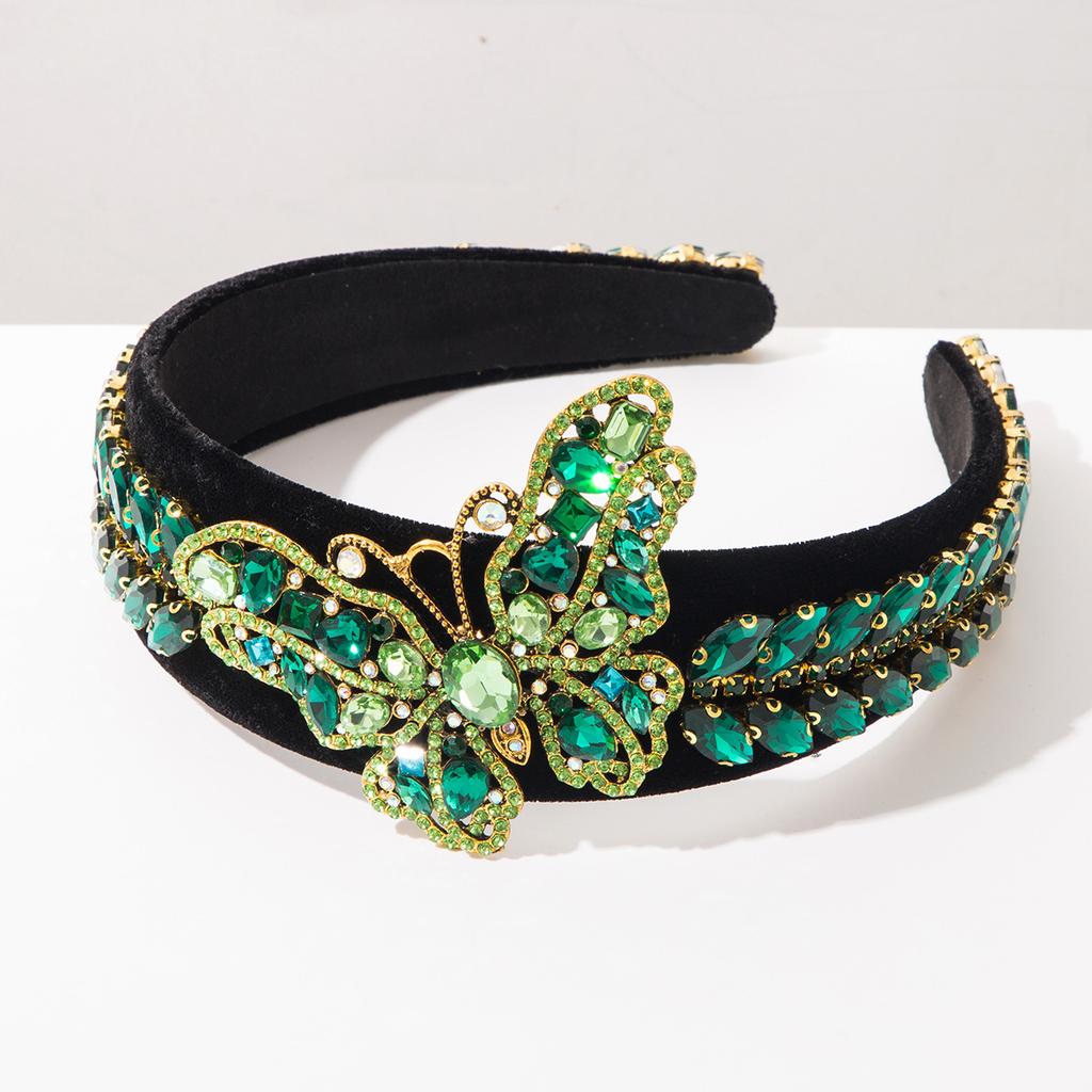 Hairband - Retro-style Butterfly Wide-edge Velvet Hairband - Elegant and Stylish, Highly Versatile Hair Accessory for Women