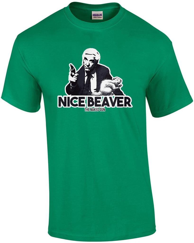 Nice Beaver - The Naked Gun - 80's T-Shirt