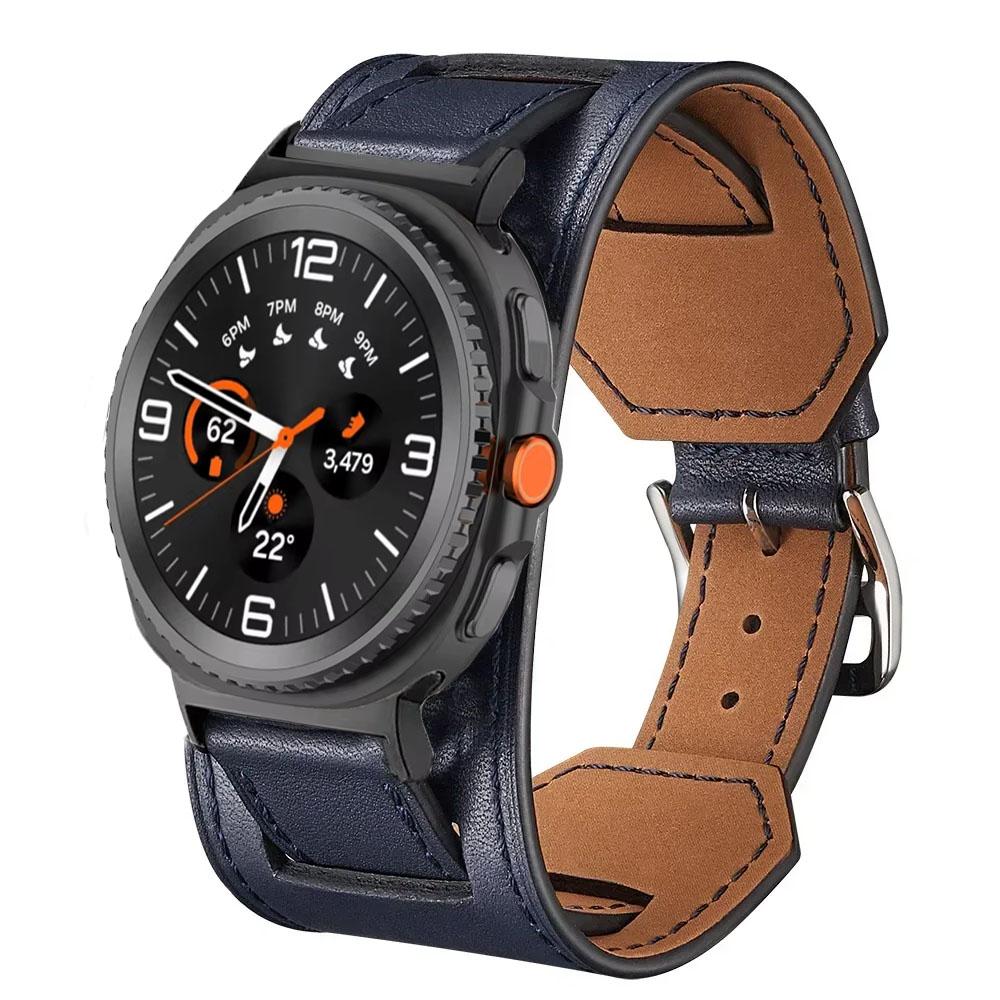 Samsung Galaxy Watch 8 Ultra 47mm İçin Deri Kordon Premium Rahat Bileklik Saat Kordonu Galaxy Watch 8 40/44mm 8 Classic 46mm