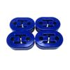 4pcs Red Universal for Car Vehicles Muffler Exhaust Pipe Mount Bracket Hangers