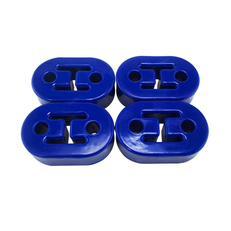4pcs Red Universal for Car Vehicles Muffler Exhaust Pipe Mount Bracket Hangers
