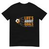 Soccer Shirt For Boys Lifes About Goals Boys Soccer Tshirt