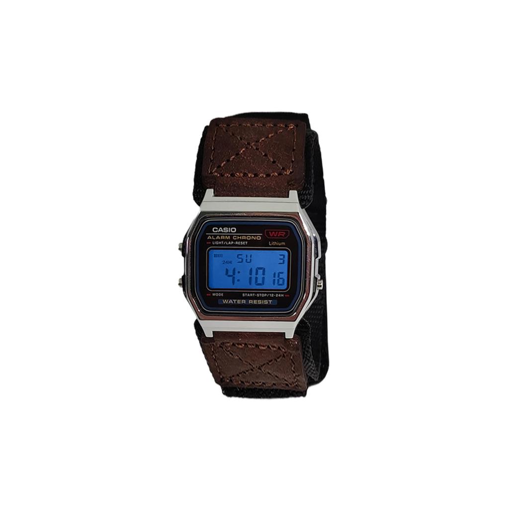 CASIO Custom Collection Quartz Movement Nylon Strap Watch Unisex Multicolor Watch Dial A159WA-N1D