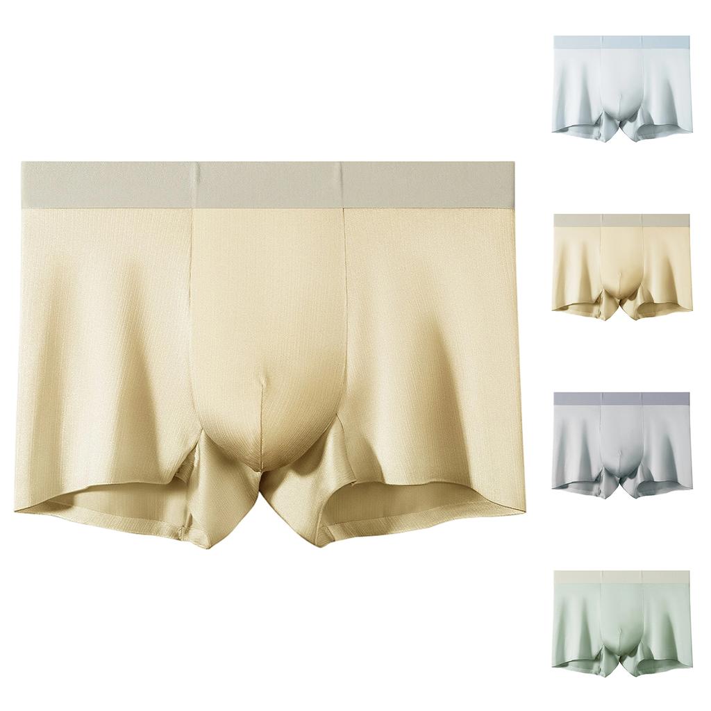 Men Briefs Seamless Underwear Soft Stretch Fabric Breathable Comfort Waistband Supportive Pouch Design Tagless Trunks Daily Wear