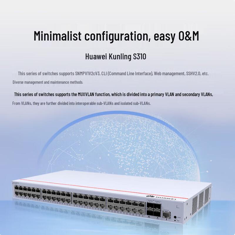 HUAWEI Kunling S310-48T4S Managed Gigabit Ethernet Switch