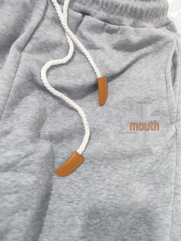 Herren Herbst/Winter Freizeit-Fleece-Sweathose - Hip-Hop-Stil