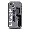 Luxury Phone Case For iPhone 11 12 13 15 16 14 Pro Max X XR XS 7 8 Plus SE Black Cover Funda JDM Tokyo Drift Sports Car
