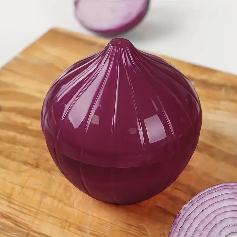 1Pc Onion Plastic Sealed Box Kitchen Refrigerator Keep Food Fresh Storage Boxes Lemon Garlic Tomato Organizer Case
