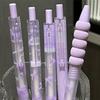 4 шт. Висувні Гелеві Ручки Швидкосохнучі 0.5 мм Плавне Письмо Каваї Дизайн з Бантиком Офісне Шкільне Приладдя