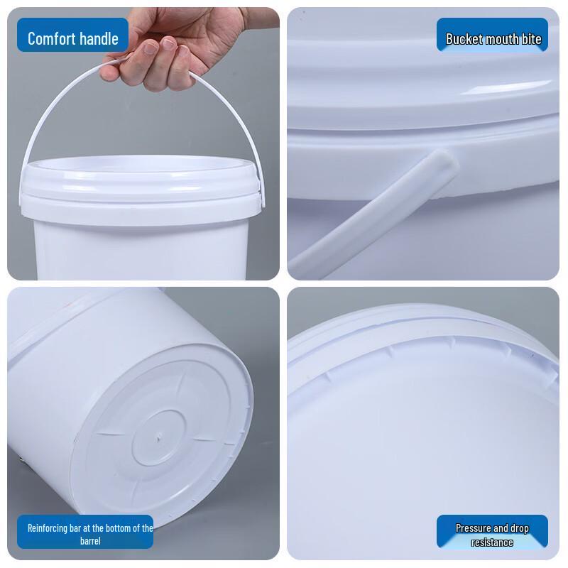 Hanyou 25L PP Plastic Storage Buckets with Lids