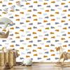 Sleeping bears stars moons wallpaper for living room and bedroom 50x1000