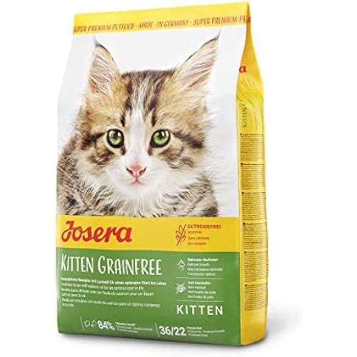 Croquettes Pour Chaton - JOSERA - Kitten GRAIN FREE - 2 Kg - Sans Céréales - Huile De Saumon