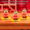 Mini God of Fortune Figurine Cartoon New Year Statue  Car Interior Decoration
