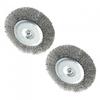 2pcs Electric Joint Brush Replacement Brush Wire Brush Set for EFB 400 Blister