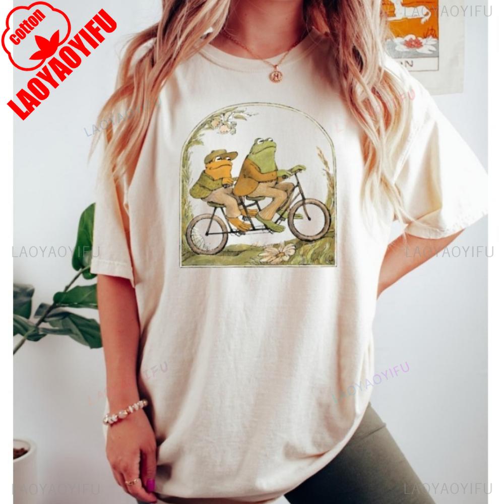 Frosch und Kröte Sweatshirt Klassische Buch-Sweatshirts Cottagecore Ästhetik Shirt Streetwear Bequemes Persönlichkeits-Sweatshirt
