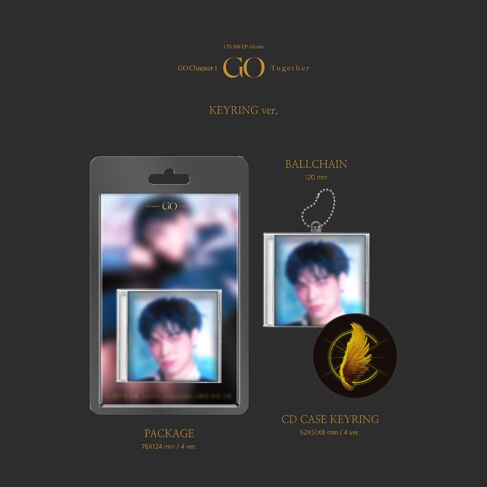 Pre-order CIX 8th EP Album GO Chapter 1 : GO Together Key Ring ver.