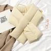 The Cap Lightweight Pastel Padded Muffler C2 Ivory