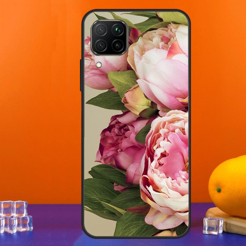 Peonies Beautiful Flower For Huawei Nova 12s 12i 11i 5T 9 10 SE Y91 Y90 Y60 Y70 Y72 Y61 P60 Pro P20 P40 P30 Lite Case