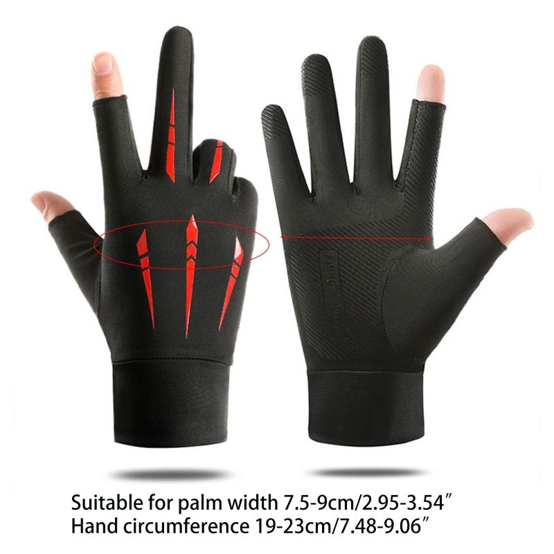 Summer Sun-proof Gloves Skin-friendly Nylon Gloves for Teens Cycling Hiking