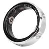 Smart Ring with Inlaid Rhinestone IP68 Water Proof Fitness Tracker Bluetooth Photo Taking Multiple Sports Modes Silver