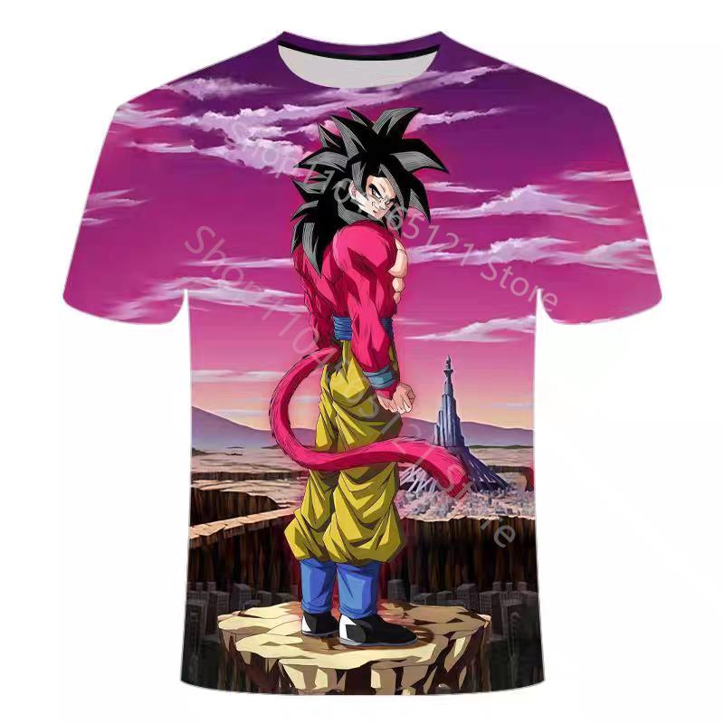 Dragon Ball Tshirt Clothes Kakarot Goku Super Saiyan Vegeta Fashion Streetwear