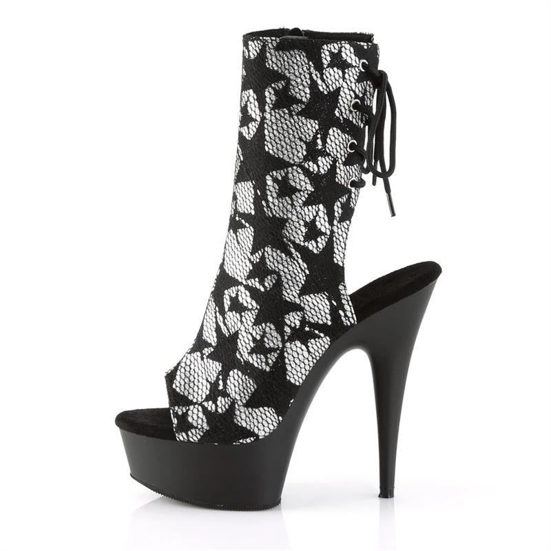 2025 Spring New Trendy Shoes Boots Low Boots Fashion Elastic Short Boots 15cm Thin Heel Super High Heel