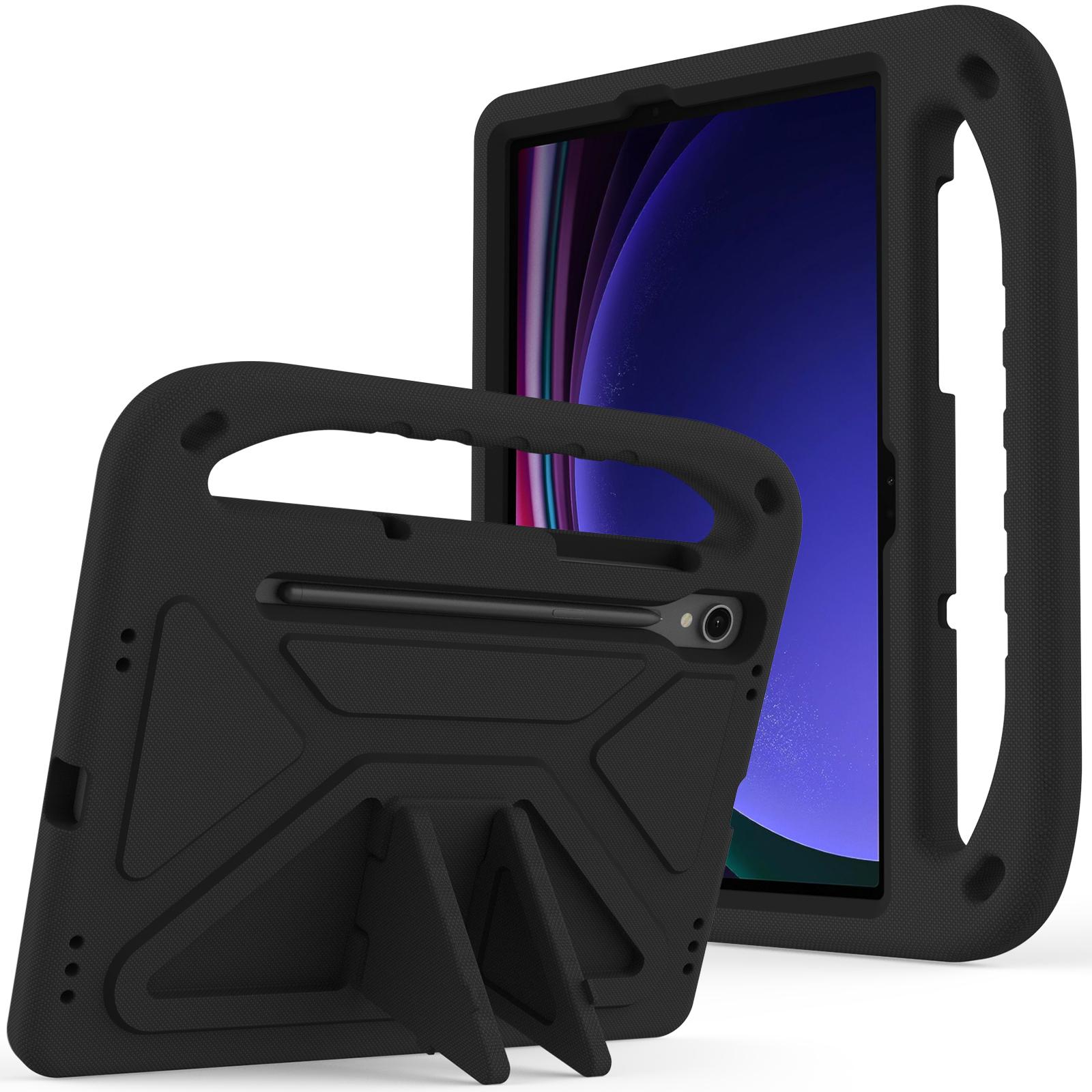 Hoesje Voor Samsung Galaxy Tab S9 S8 S7 Plus S10 FE Plus 13.1 S7 FE 12.4 inch S10+ S9+ S8+ S6 S5E 10.5 Kindveilige EVA Tablet Cover Tab S6 10.5 inch zwart