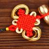Gourd-Shaped Copper Coin Decorative Item, Entrance Hall Bathroom Auspicious Charm Pendant For Prosperity Of Wealth