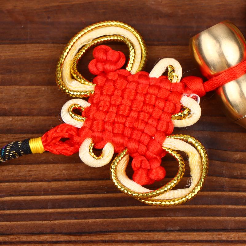 Gourd-Shaped Copper Coin Decorative Item, Entrance Hall Bathroom Auspicious Charm Pendant For Prosperity Of Wealth