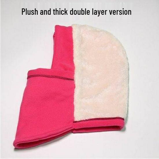 Winter Winddichte Fleece Radmütze Maske - Dicke, Warme Kopfbedeckung zum Skifahren und für Outdoor-Aktivitäten