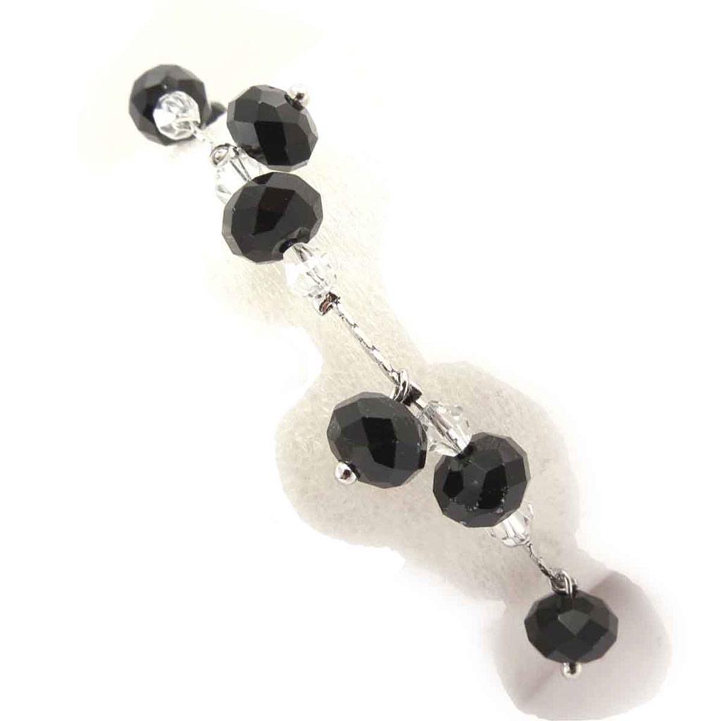 Les Trésors De Lily [J7039] - Černobílý designový náramek 'Minéralia'