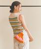 Pleatsmama Handle Bubble Bag Orange