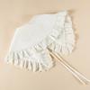 Cotton White Lapel Fake Collar Shawl Girls Ruffles Half Shirt Shawl Wrap Lapel Detachable Collars Necklace False Collar