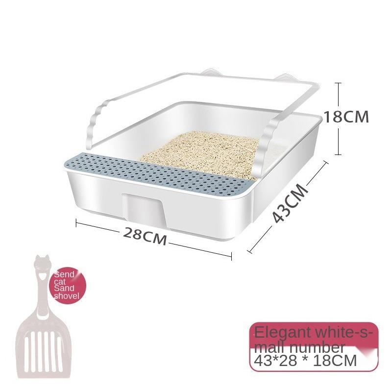 Large Full Semi-Enclosed Cat Toilet, Cat Litter Box, Anti-Sand, Small Size, Large, Full, Supplies