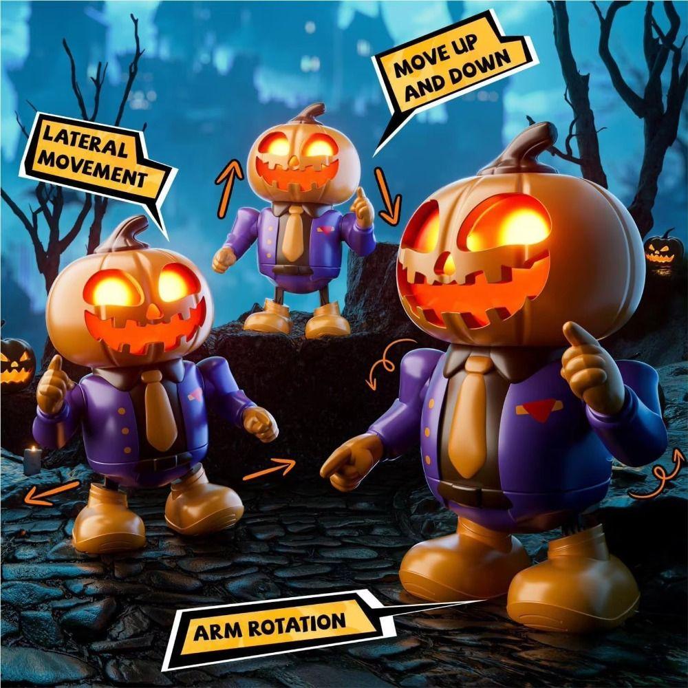 With Sound 3D Skeleton Dancing Toy Light Skeleton Man Dance Action Figures  Birthday Gift