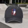 Vintage American Flag Baseball Cap Unisex Adjustable Duckbill Hat for Unisex Women Outdoor Daily Wear Parties