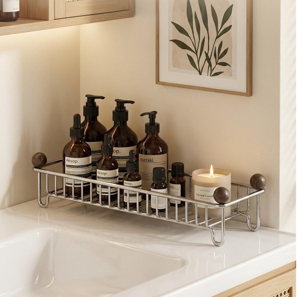 Waterproof Sponge Drain Holder Anti-rust Kitchen Sink Storage Rack Cosmetic Storage Stand  Bathroom