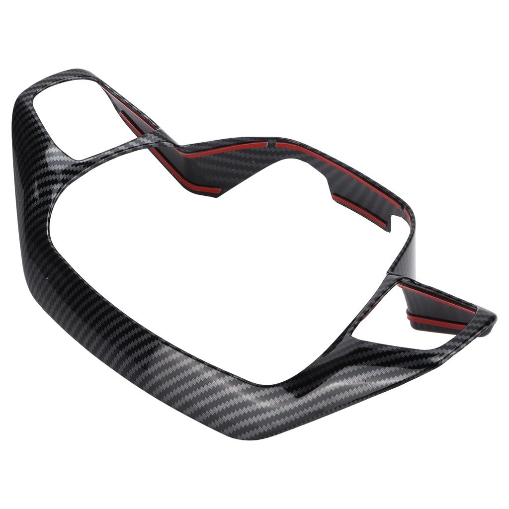 Steering Wheel Trim Frame Carbon Fiber Style Cover Replacement for Ford Focus 2019 2021
