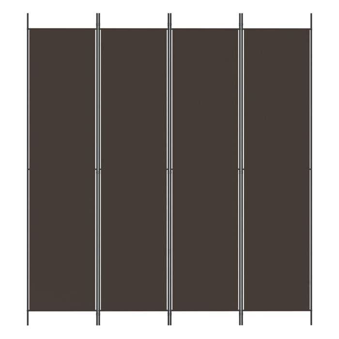 VidaXL Cloison de Séparation 4 Panneaux Séparateur de Pièce Pliable Diviseur Écran d'Intimité Paravent Décoration Salon 350199
