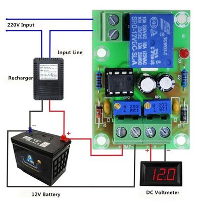 Xh-M601 12V Tablica kontrolna ładowania baterii Inteligentna kontrola mocy ładowarki