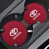 2Pcs Car Coaster Water Cup Bottle Holder Mat Anti-slip Pad For Toyota Verso Sienna Yaris Avalon Camry Fortuner Highlander Rav4 F10